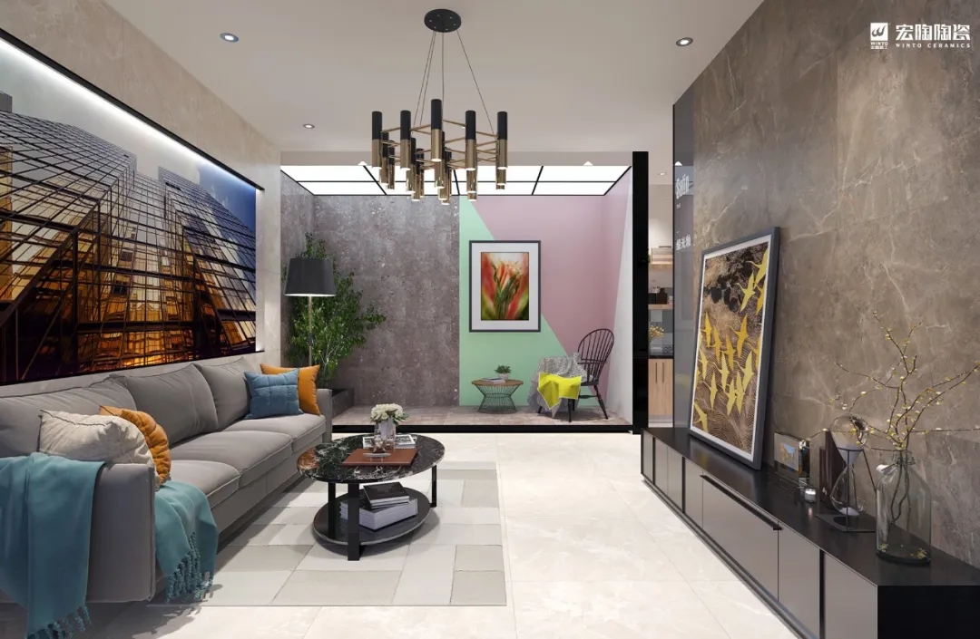宏陶瓷砖装修效果图