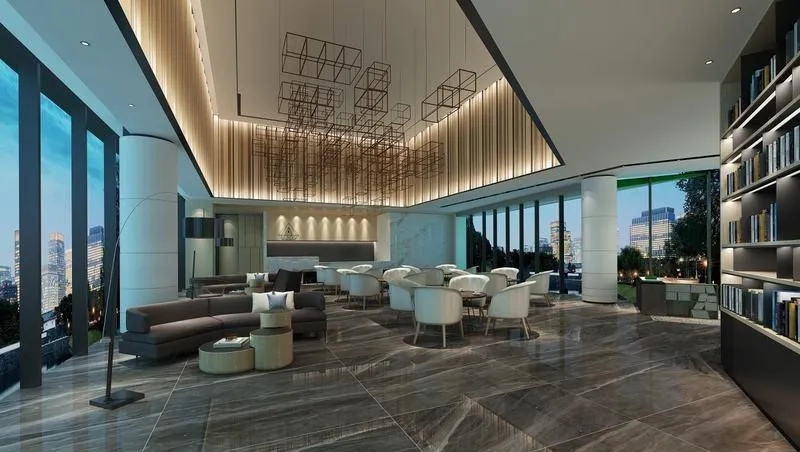 宏陶瓷砖地面铺贴效果图