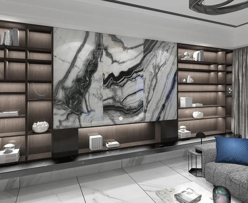 宏陶瓷砖背景墙效果图