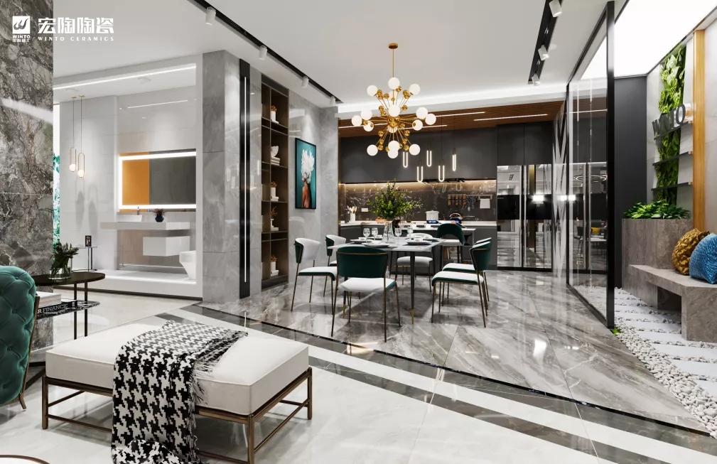 宏陶瓷砖线下店面效果图