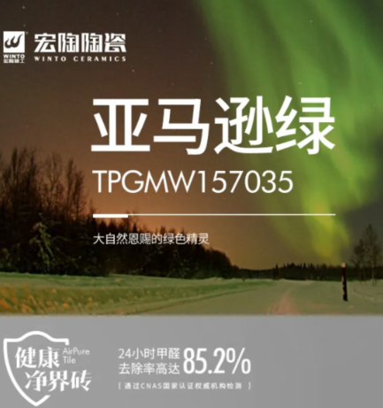 宏陶瓷砖亚马逊绿