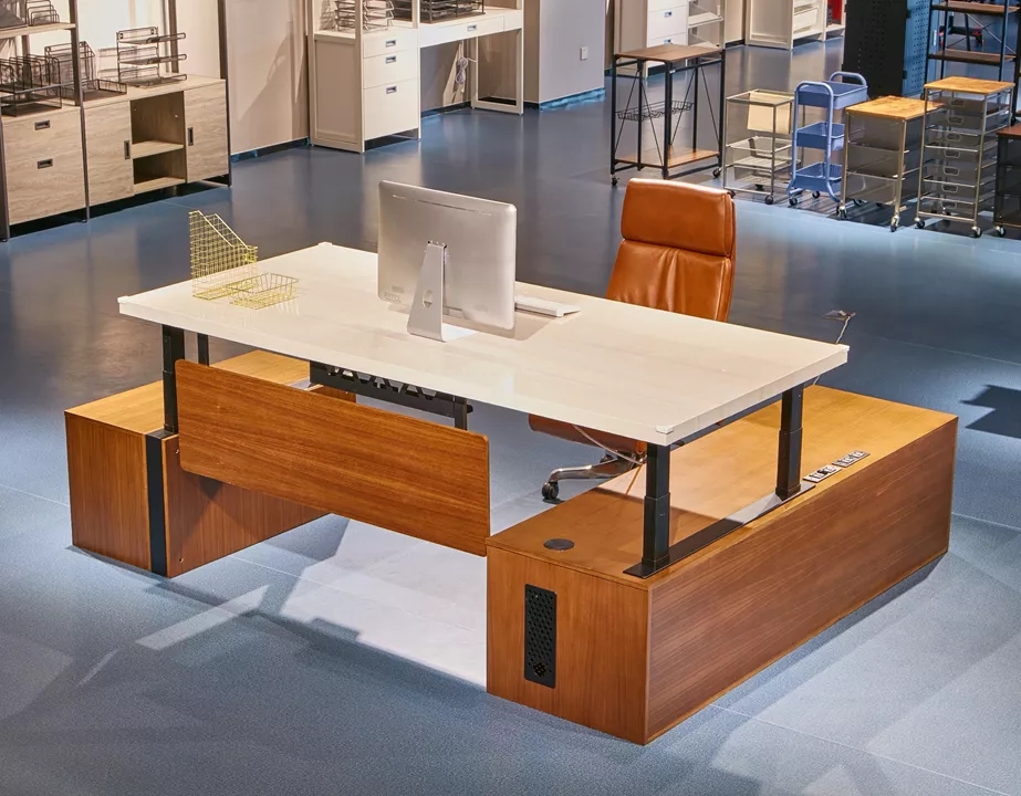 宏陶瓷砖地砖混搭办公区