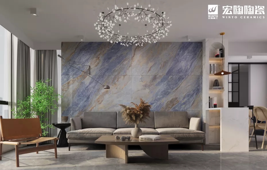 宏陶900X1800大板瓷砖和地砖效果图