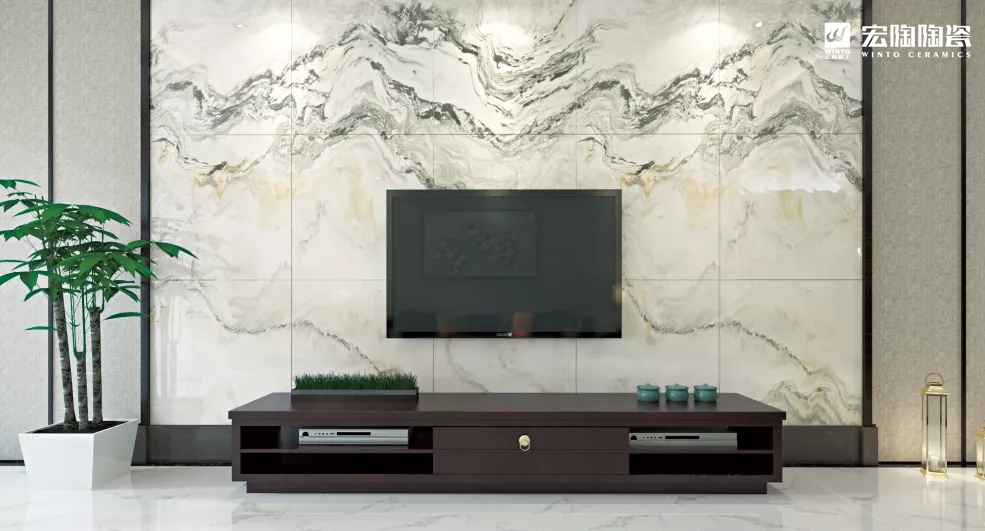 宏陶瓷砖地砖中式风格效果图