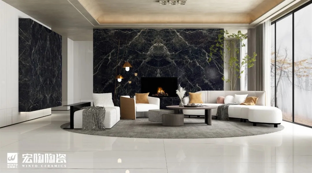 9-TPG2412A005宏陶岩板瓷砖装修效果图