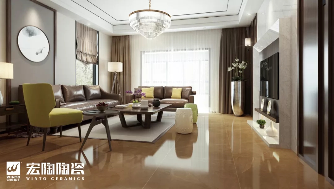 宏陶瓷砖地砖流行趋势之国潮效果图