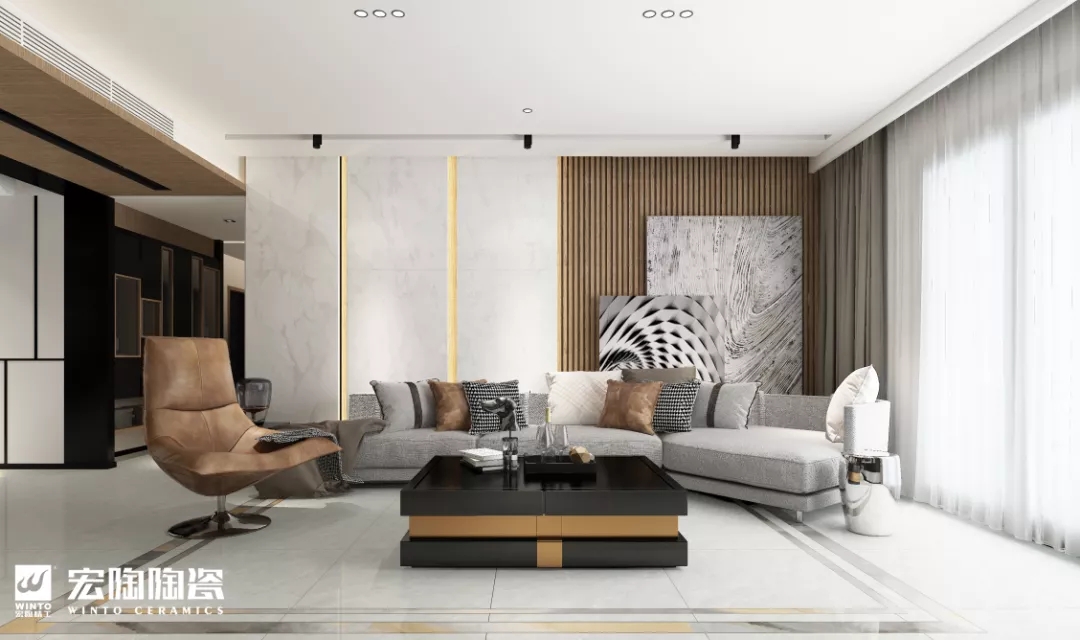 宏陶瓷砖地砖装修效果