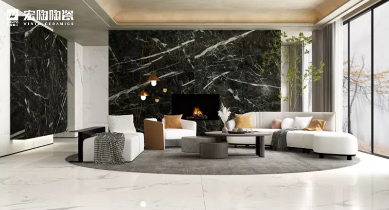 宏陶陶瓷岩板装修效果图
