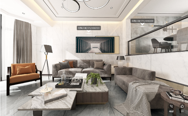 宏陶陶瓷大板地砖装修效果图