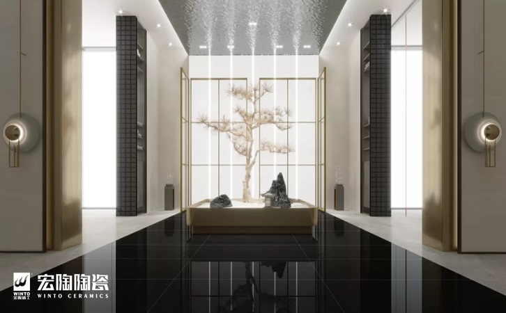 宏陶陶瓷品牌陶瓷大板装修效果图