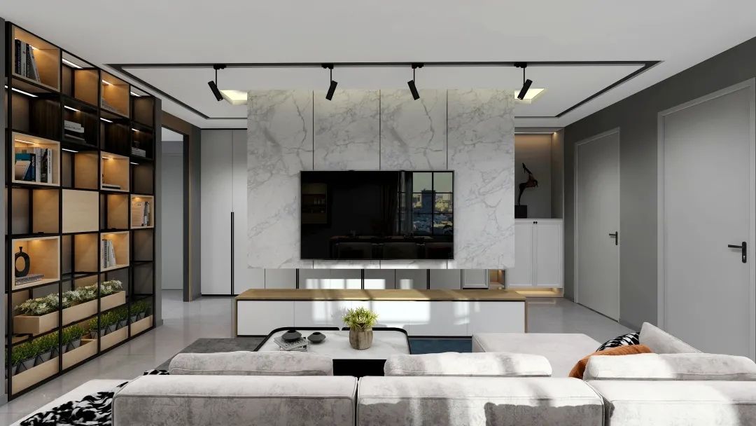 宏陶地砖LF-RQ157505天之蓝效果图