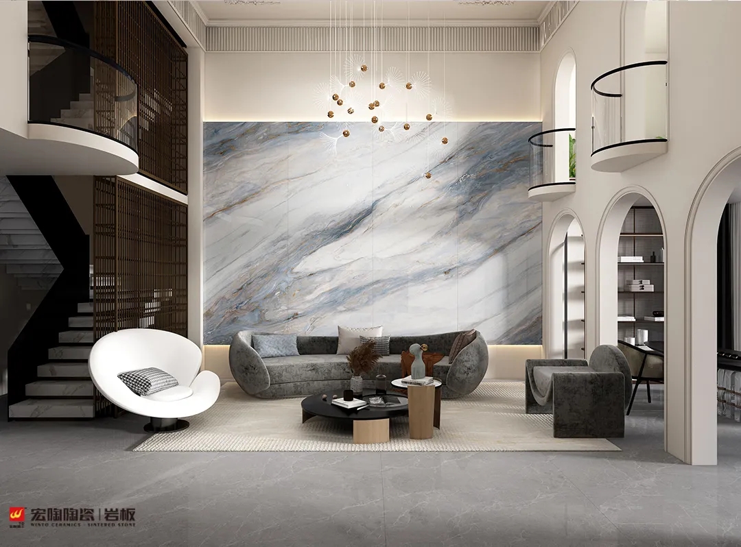 宏陶岩板6-TPG2680A014装修效果图