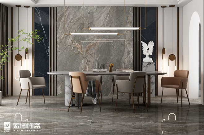 宏陶岩板装修效果图