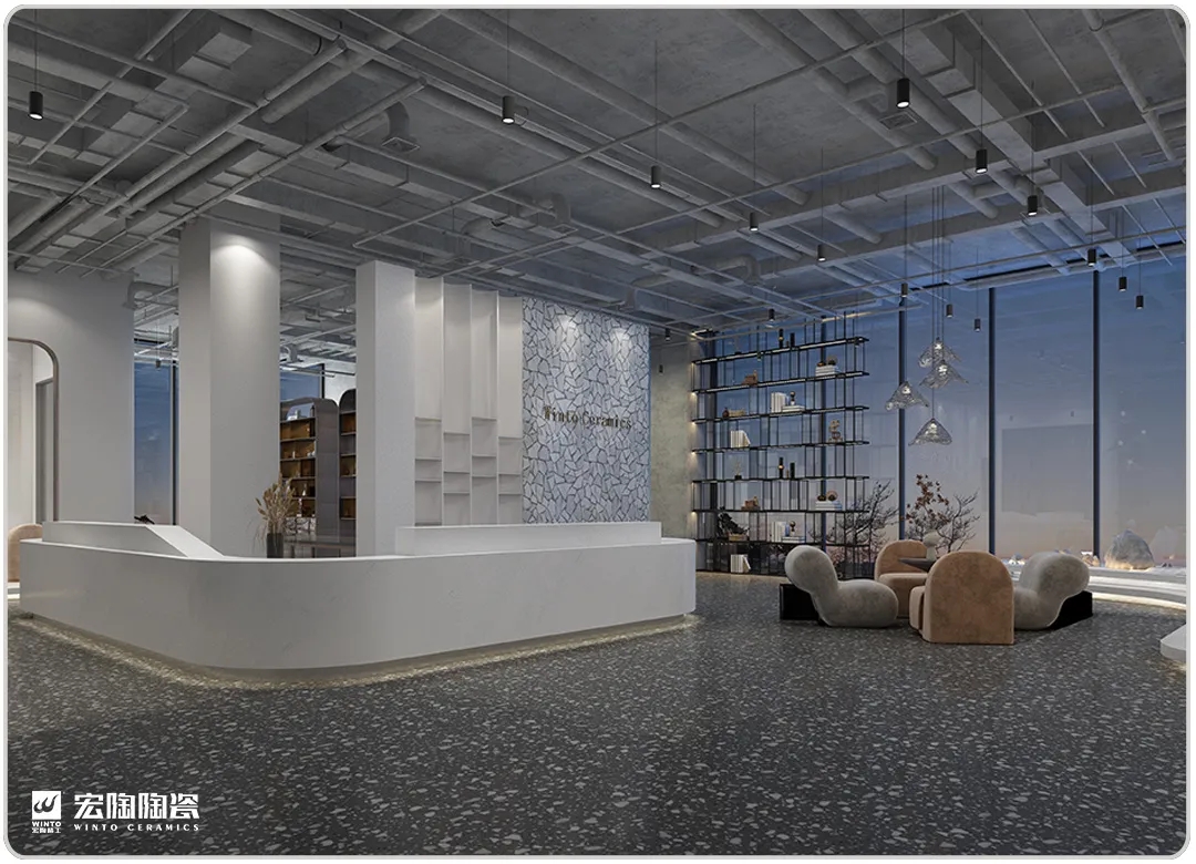 宏陶瓷砖地砖氛围感效果图