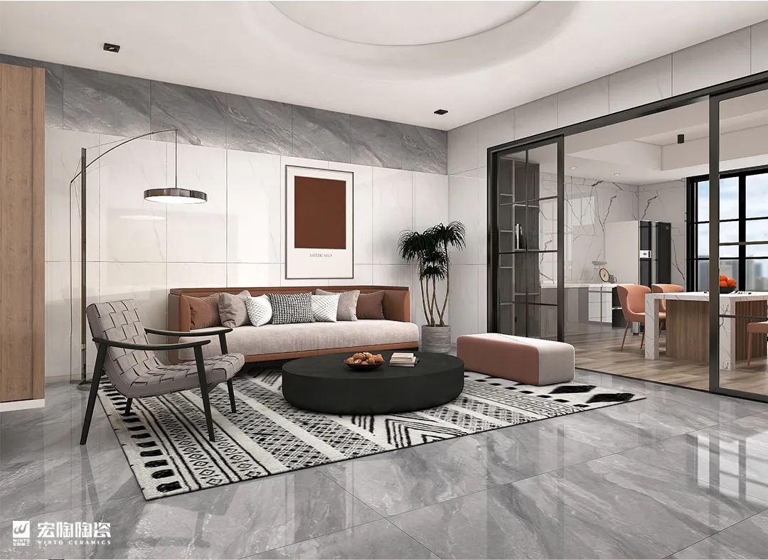 宏陶TPGR26017(600x1200mm)凝脂白瓷砖地砖