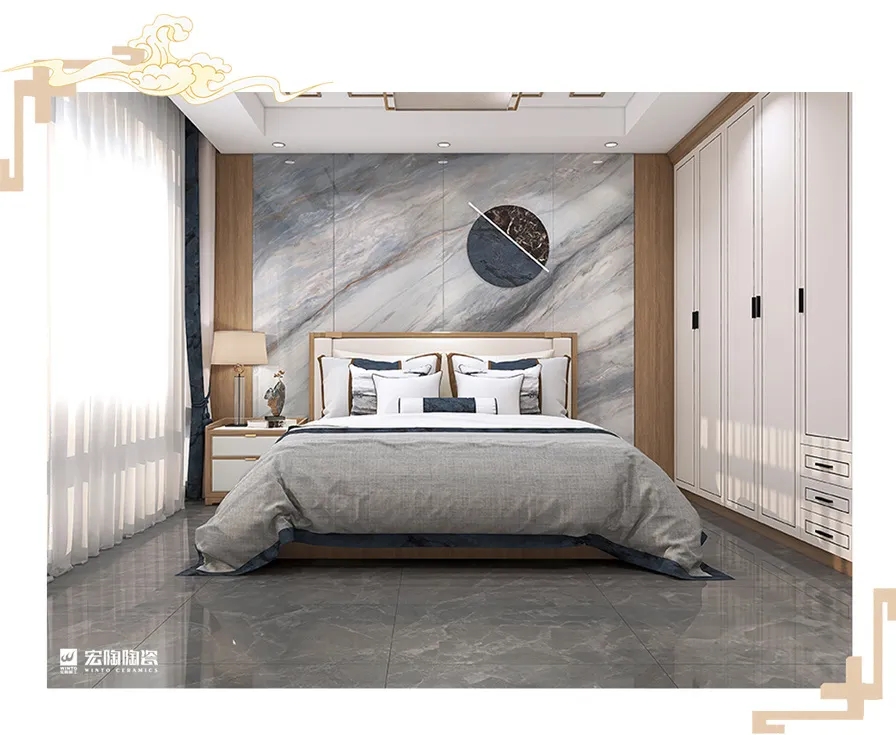 宏陶岩板6-TPG2680A017ABCD+TPG80225卧室空间装修效果图