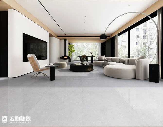 宏陶TPGM157060安纳斯灰瓷砖地砖效果图