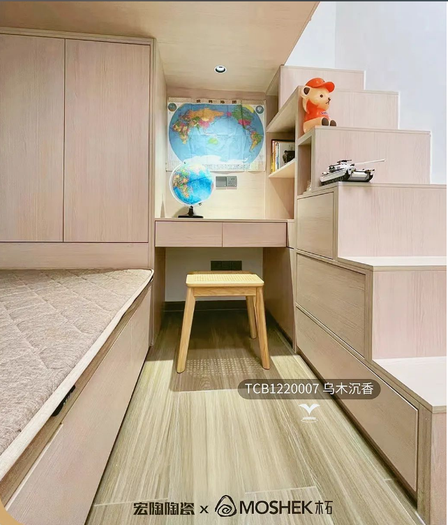 宏陶质感砖榻榻米效果图