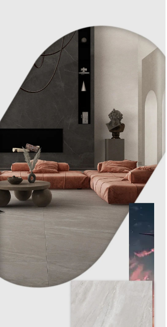 宏陶地砖.瓷砖{TG157185 雅典娜灰缎光系列750x1500mm效果图